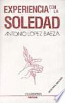 libro Experiencia Con La Soledad